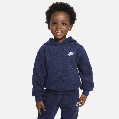 Nike Sportswear Club Fleece Pullover Toddler Hoodie In Blue