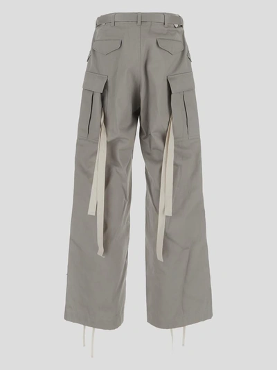 Shop Sacai Trousers In Gray