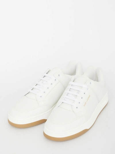 Shop Saint Laurent Sl/61 Sneakers In White