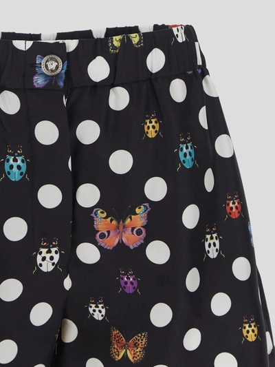 Shop Versace Shorts In Multicolour