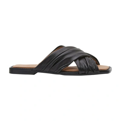 Shop Flattered Gabriella Sandals In Black_leather