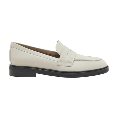 Shop Flattered Sara Loafers In Creme_leather