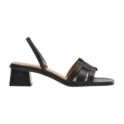 Shop Flattered Freja Sandals In Black_leather
