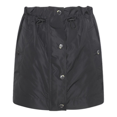 Shop Burberry High Waist Mini Skirt In Black