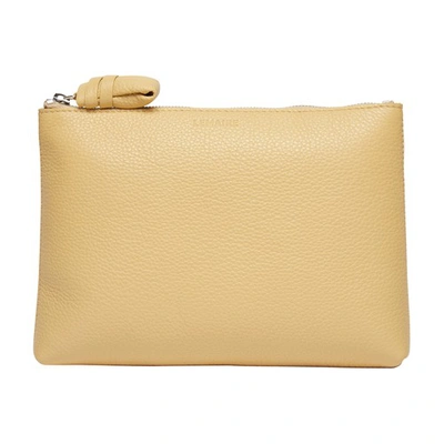 Shop Lemaire Small Clutch Bag In Seashell_beige