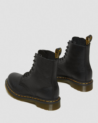 Shop Dr. Martens' Women's Pascal Leather Boots In Black Virginia In Multi