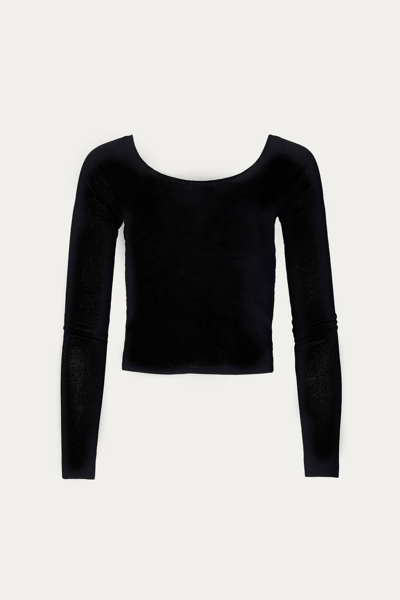 Shop Georgia Alice Pearl Knitted Top In Black