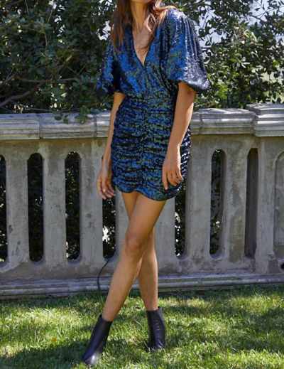Shop By Together Avalon Sequin Dress In Midnight Navy In Blue