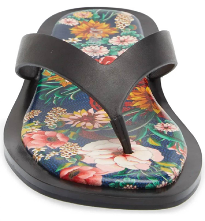 Shop Johnny Was Dragona Thong Sandal In Multi