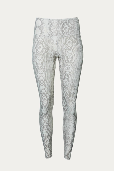 BEACH RIOT AYLA LEGGING IN TAUPE SNAKE 