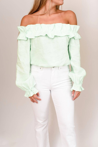 Shop Cami Nyc Cala Top In Neo Mint In Multi