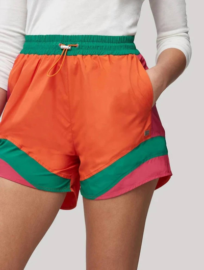 Shop Soia & Kyo Noa Shorts In Multi-mandarin