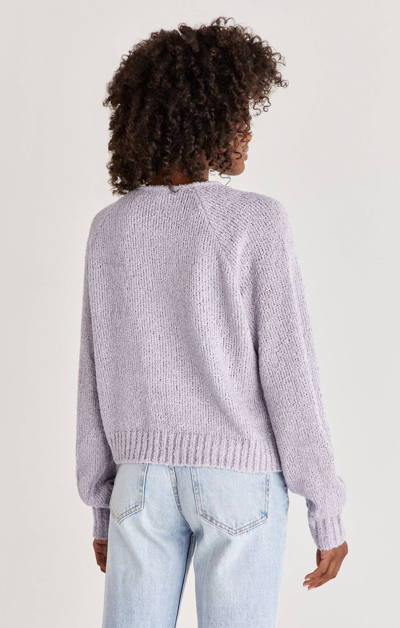 Shop Z Supply Becca V-neck Sweater In Lilac In Purple