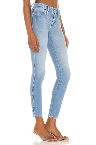 Shop Frame Le High Skinny Double Needle Jean In Tropic In Multi