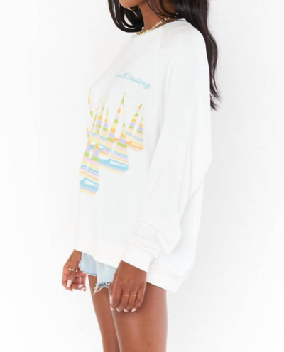Show Me Your Mumu Scotty Sweatshirt In White
