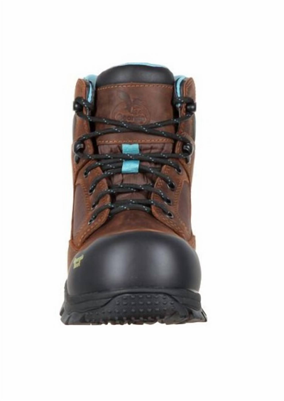 Shop Georgia Boot Blue Collar Women's Composite Toe Waterproof Work Boot - Medium Width In Brown