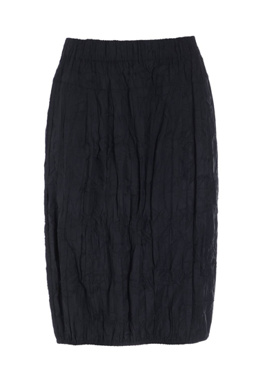 Shop Bitte Kai Rand Crinkle Plissé Skirt In Black