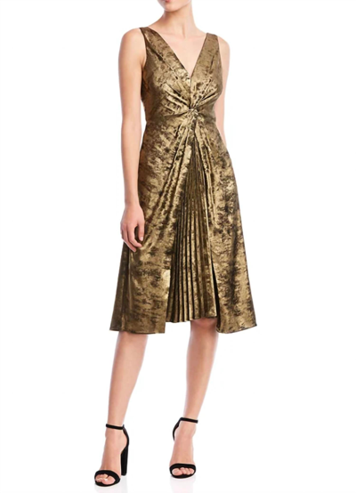 Shop Bailey44 Sofia Dress In Gold