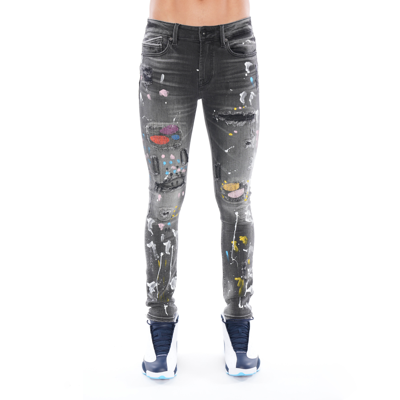 Shop Cult Of Individuality Punk Super Skinny In Grey