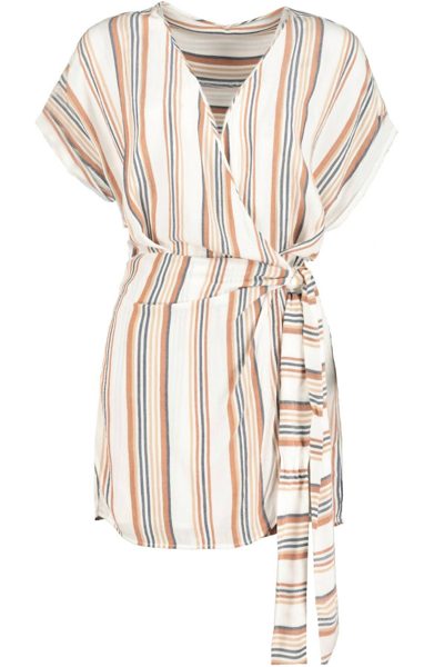 Bishop + Young Ivy Romper In Dune In Multi