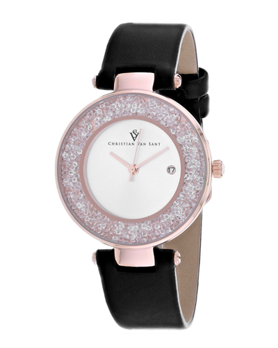 Christian Van Sant Women's Silver Dial Watch