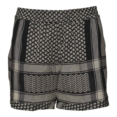 Shop Cecilie Copenhagen Helene Shorts In Black/stone