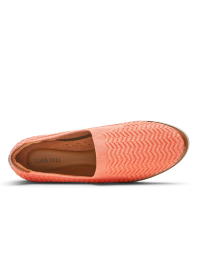 Cobb Hill Women's Camryn Slip-on - Medium In Bright Coral In Yellow
