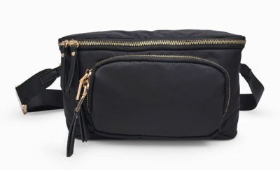 Shop Sol And Selene Double Take Belt Bag In Black