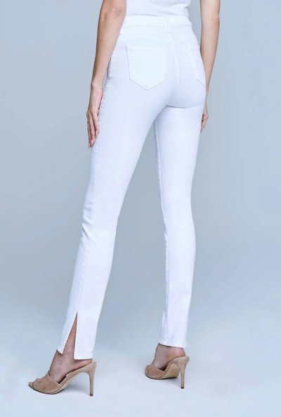 Shop L Agence Josie Jean In Blanc In White