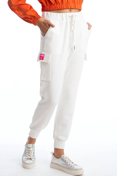 Shop Juicy Couture Cargo Jogger In White