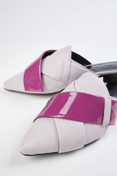 Shop Atiana Origami Slipper In Lavender In Purple