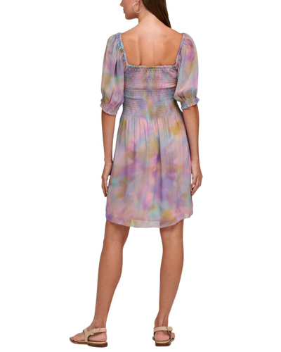 Shop Velvet By Graham & Spencer Estella Mini Dress In Purple
