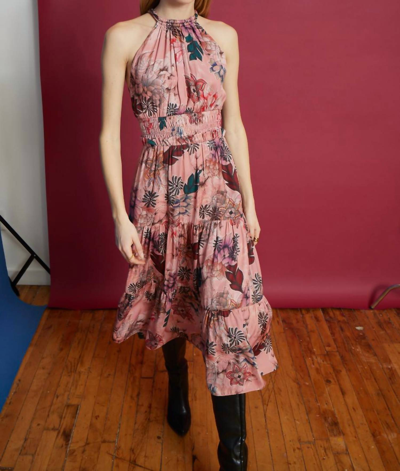 Shop Gilner Farrar Ariel Dress In Smoky Floral In Multi