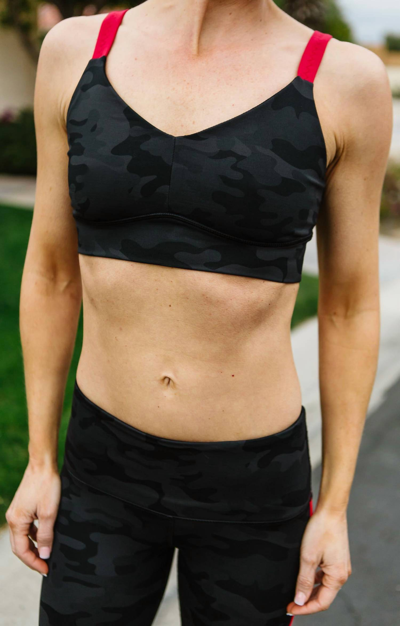 Vimmia Fire Bralette In Dark Camo In Multi