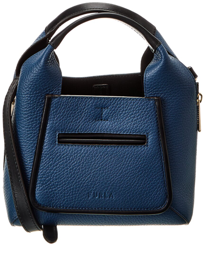 Furla Gilda Mini Leather Tote In Blue | ModeSens