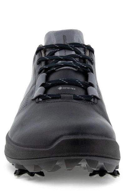 Shop Ecco Biom G5 Waterproof Golf Shoe In Black/ Steel