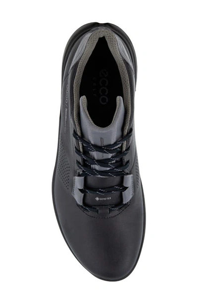 Shop Ecco Biom G5 Waterproof Golf Shoe In Black/ Steel