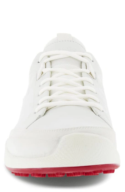 Shop Ecco Biom Hybrid Golf Shoe In White/ White