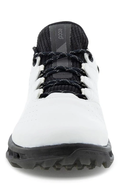 Ecco Biom C4 Waterproof Golf Shoe In White/ Black | ModeSens