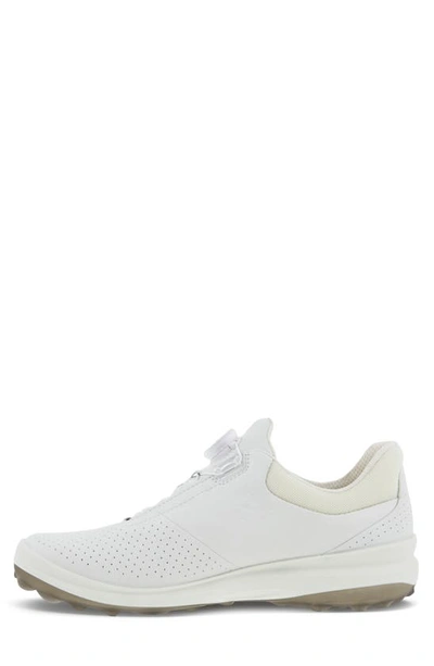 Shop Ecco Biom® Hybrid 3 Boa® Water Repellent Golf Shoe In White