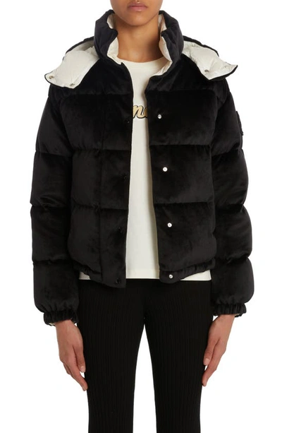 Shop Moncler Daos Quilted Down Jacket In Black