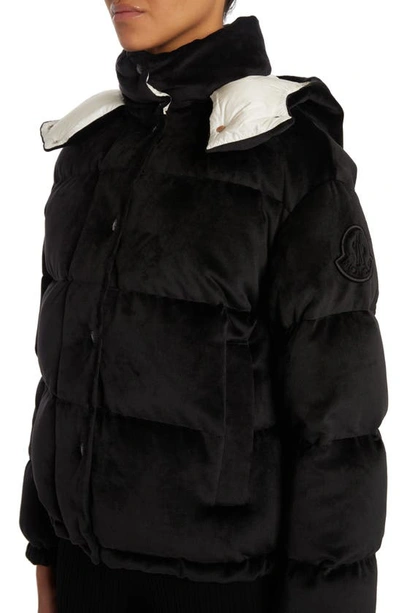 Shop Moncler Daos Quilted Down Jacket In Black