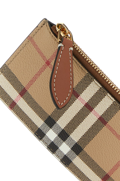Burberry Check Pattern Card Holder