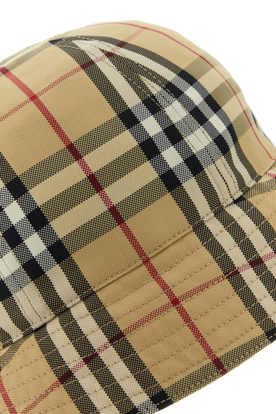 Burberry Check Motif Nylon Bucket Hat