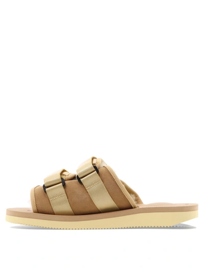 Shop Suicoke "moto-m2ab" Sandals In Beige