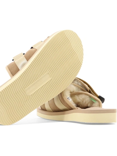 Shop Suicoke "moto-m2ab" Sandals In Beige