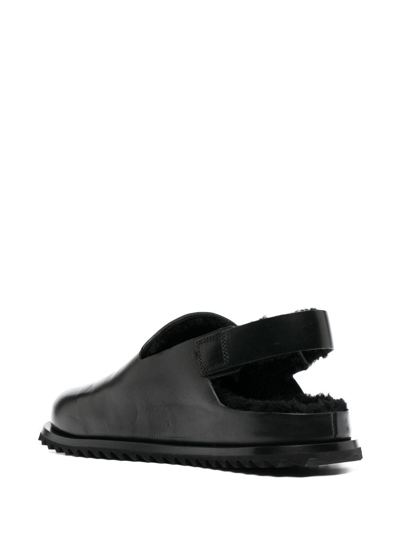 Shop Officine Creative Introspectus 004 Leather Sandals In Black