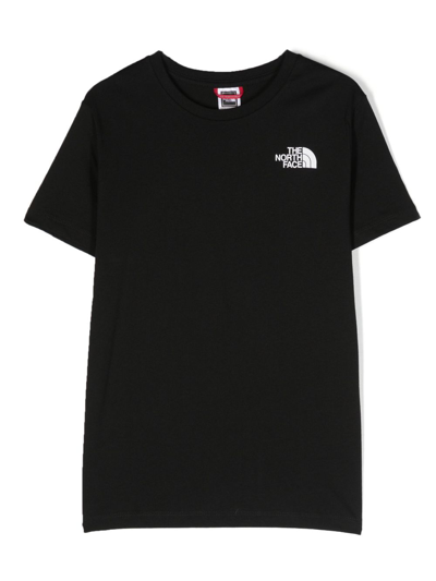 Shop The North Face Logo-print Cotton T-shirt In Black