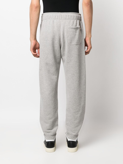 Autry Logo-patch Cotton Track Pants In Grey