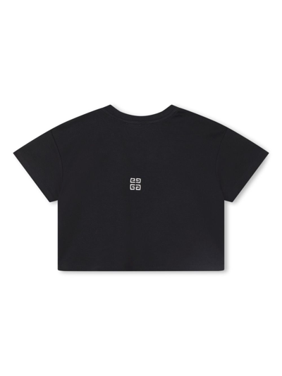 Givenchy Bead-embellished Cotton T-shirt In Black